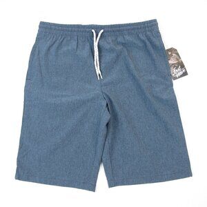 First Wave Boys Sz 14/16 Indigo Pull On Shorts